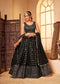 Black Georgette Lehenga