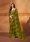 Green Chiffon Designer Saree