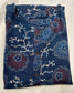 Blue Rayon Floral Printed Straight Kurti