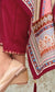 Apricot Red Embroidered Kurta with Bottom & Dupatta