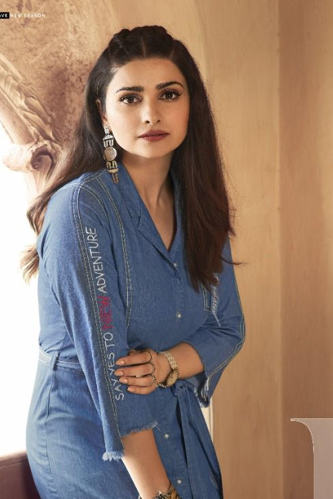 Denim Frayed Sleeve Kurti