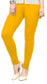 Bright Yellow Solid Full-Length Leggings