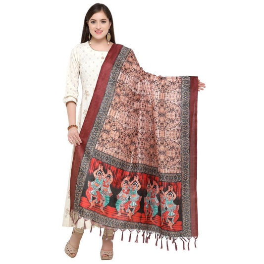 Ethnic Dupatta with Dancing Women