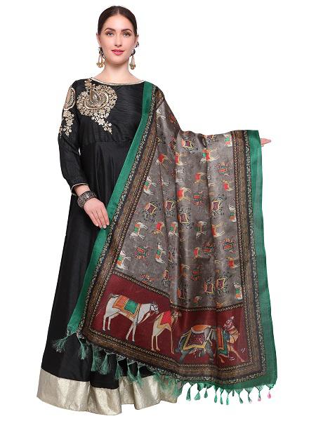 Ethnic Dupatta with Animals