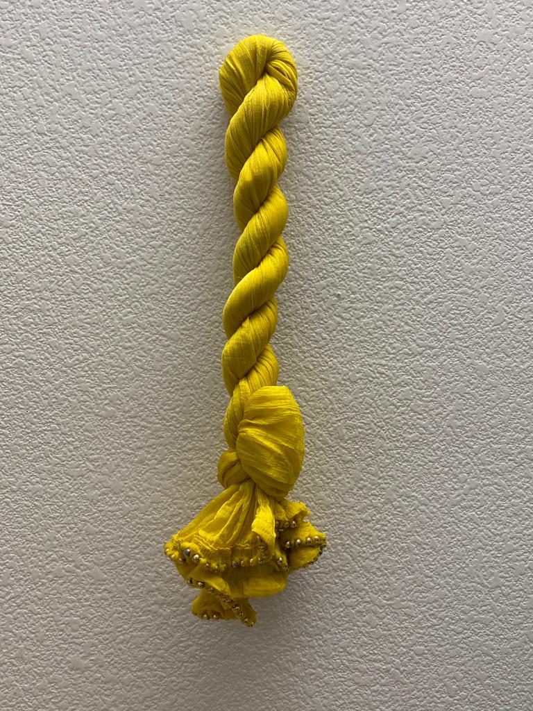 Mustard Yellow Dupatta – Thogai Threads