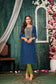 Royal Blue Modal Silk Straight Kurti