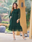 Dark Green Dress Style Georgette Kurti