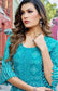 Turquoise Rayon Short Kurti