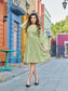 Light Lime Green Rayon Short Kurti