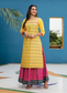 Yellow Modal Flex Kurti with Modal Flex Skirt